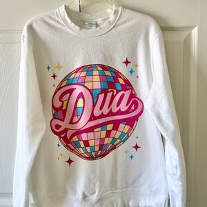 Dua Lipa-Colorful Graphic Sweatshirt